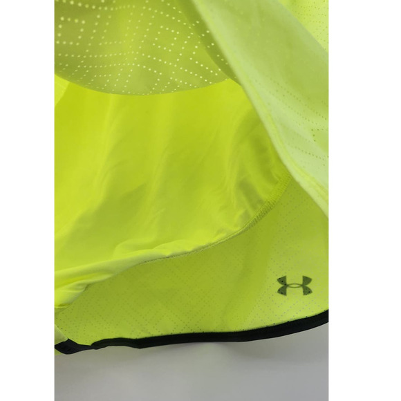 NWT New Under Armour SEE ME GO 3" Under Armour Shorts Size XL Green‎ Neon - Picture 7 of 9